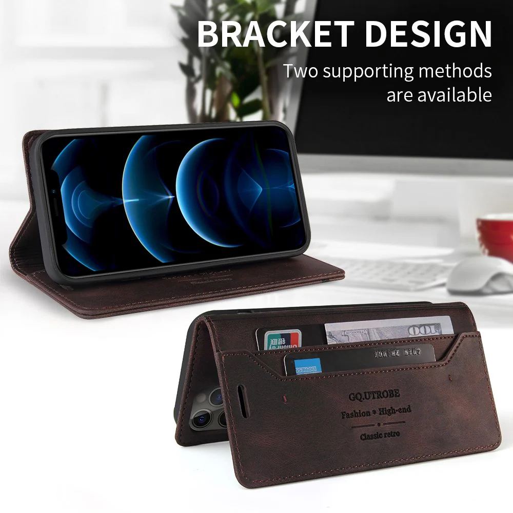 [Built-in Card Slot] Xiaomi Poco X3 NFC Fashionable High-end Leather Wallet Series Case - Image 6