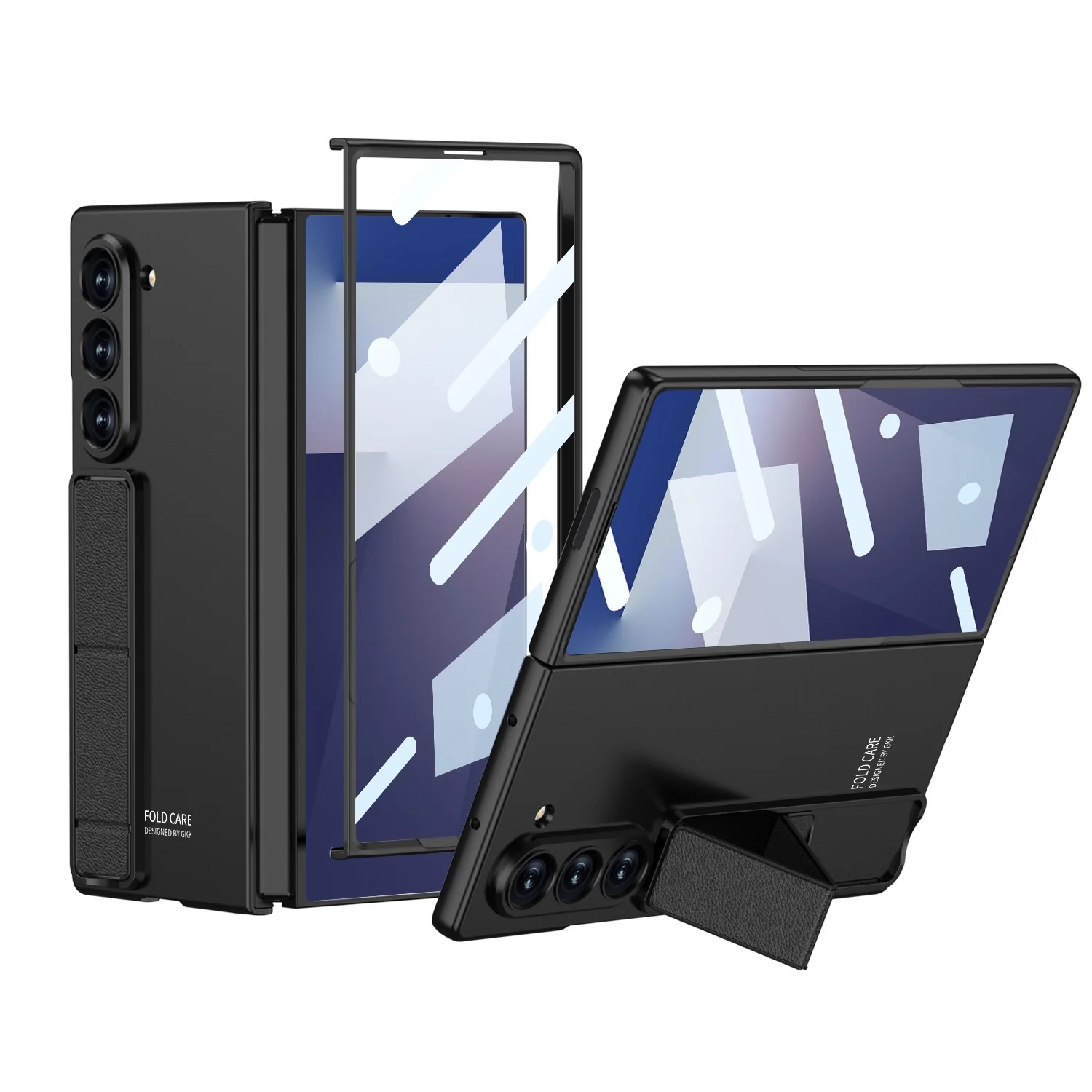 [Built-in Folding Bracket] Samsung Galaxy Z Fold7 - Separate Foldable Slim Hard Case - Image 2