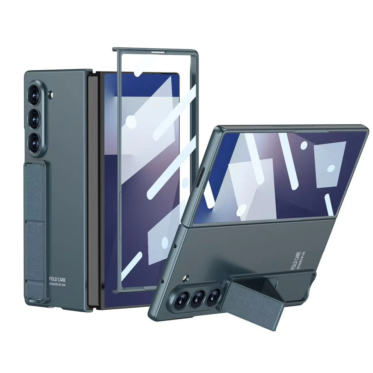 [Built-in Folding Bracket] Samsung Galaxy Z Fold7 - Separate Foldable Slim Hard Case - Image 3