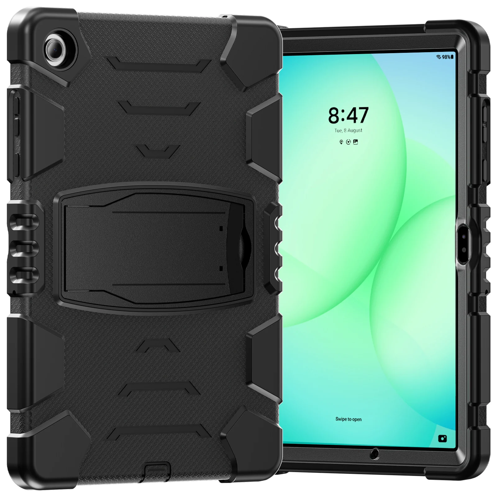 [Built-in Hidden Kickstand] Samsung Galaxy Tab A9 Plus & A11 Plus 11" - PC Silicone Rugged Shockproof Protection Durable Case - Image 2