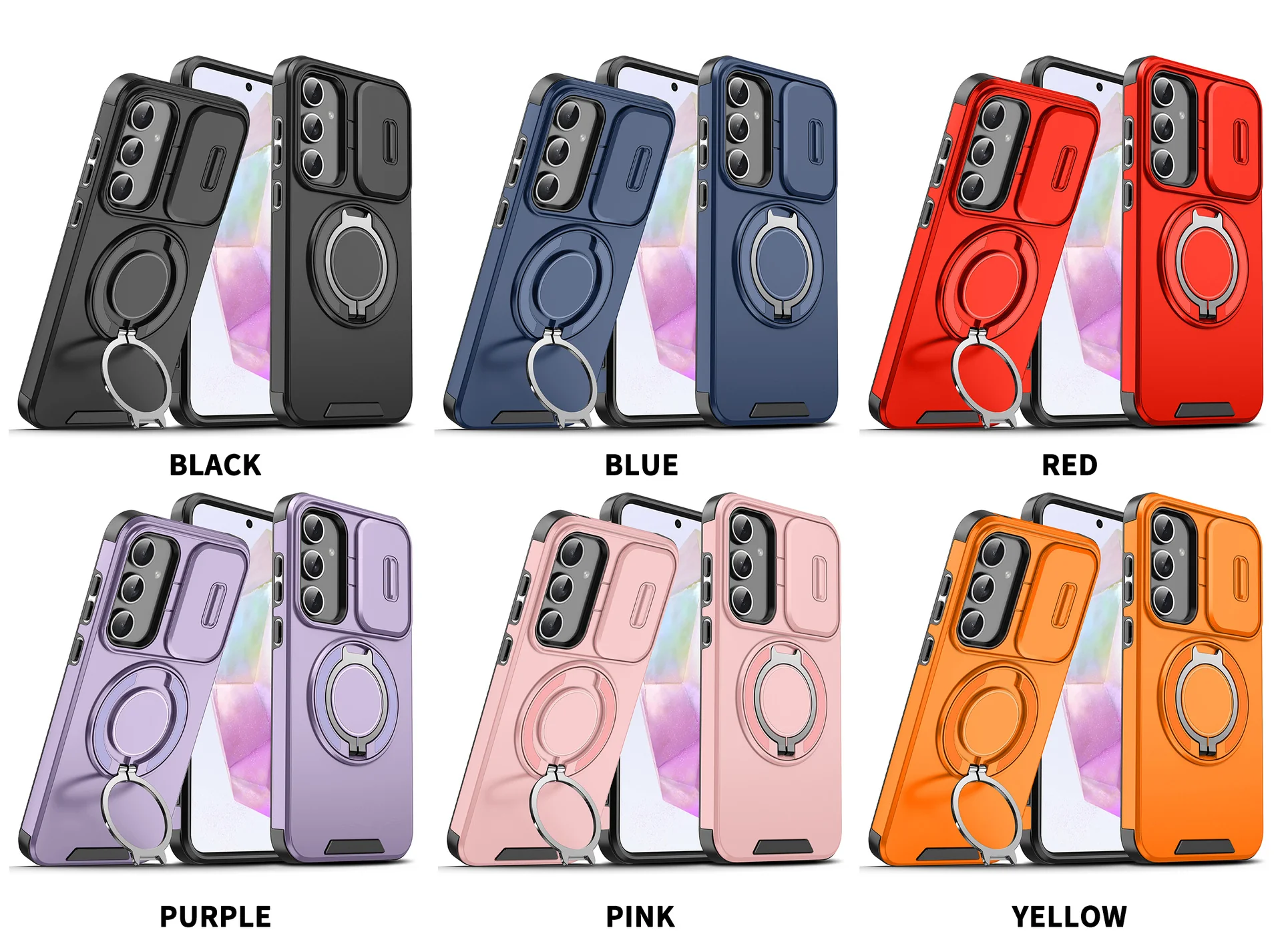 [Built-in Kickstand] Samsung Galaxy A17 (SM-A176) - Rugged Shockproof Heavy Duty Series Case - Image 7
