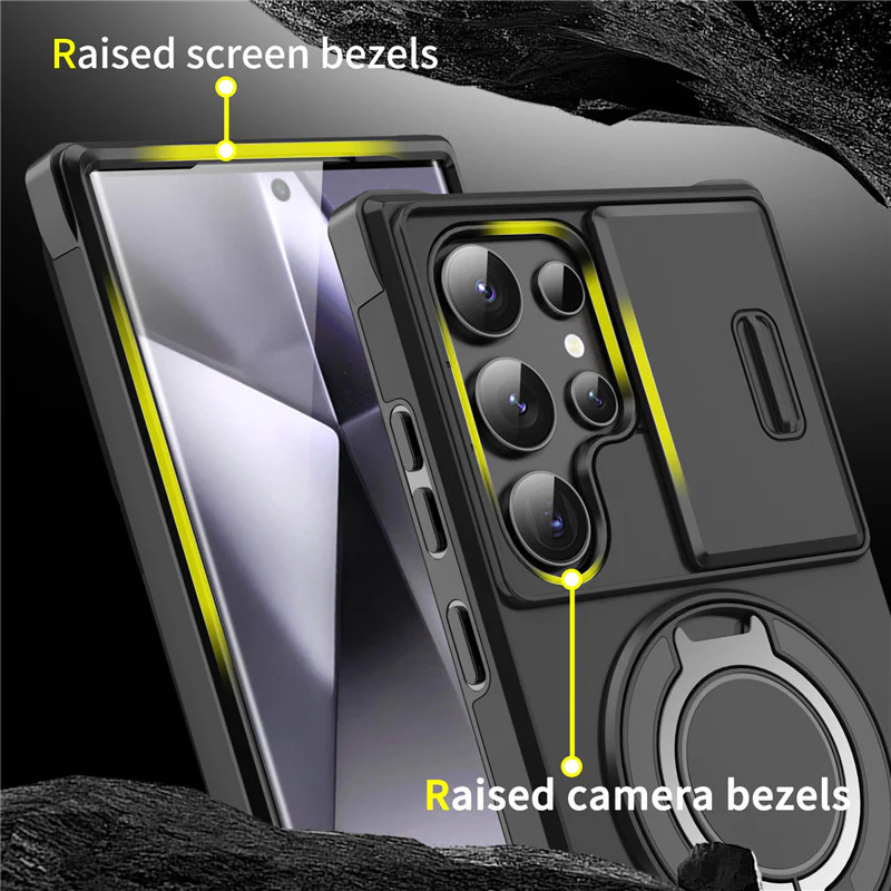 [Built-in Kickstand] Samsung Galaxy S25 FE (SM-S731) - Rugged Shockproof Heavy Duty Series Case - Image 10