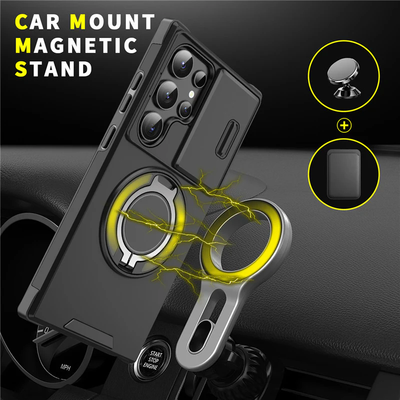 [Built-in Kickstand] Samsung Galaxy S25 FE (SM-S731) - Rugged Shockproof Heavy Duty Series Case - Image 7