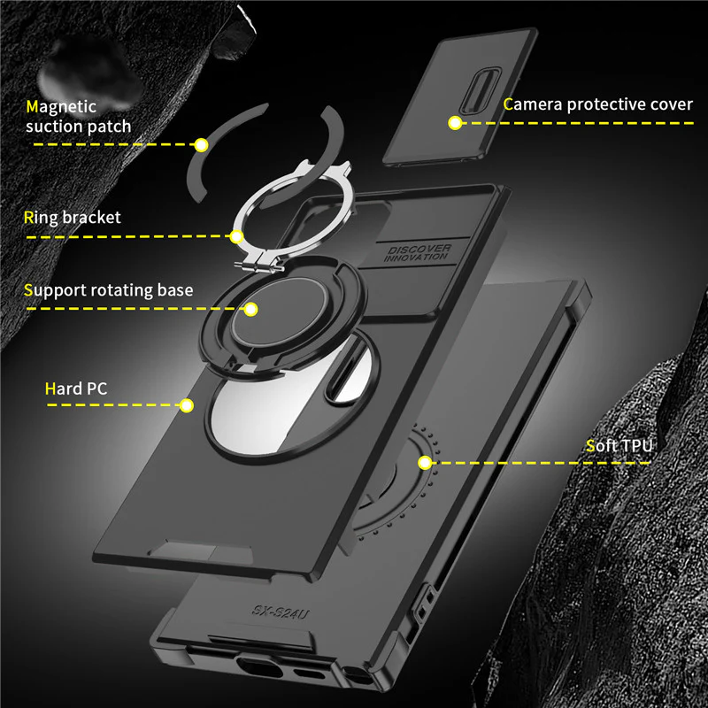 [Built-in Kickstand] Samsung Galaxy S25 FE (SM-S731) - Rugged Shockproof Heavy Duty Series Case - Image 8