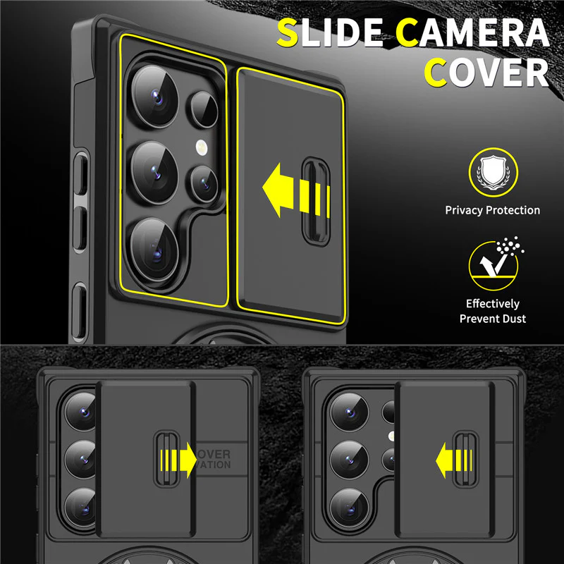 [Built-in Kickstand] Samsung Galaxy S25 FE (SM-S731) - Rugged Shockproof Heavy Duty Series Case - Image 9
