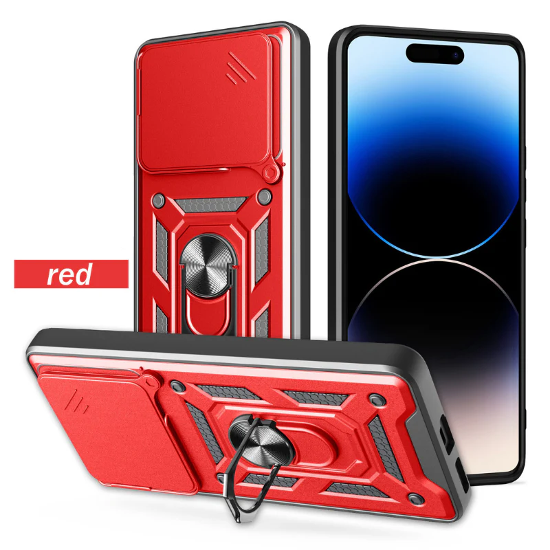 [Built-in Metal Kickstand][With Lens Cover] Nothing Phone (2a) Full-Cover Shockproof Protective Case - Image 4