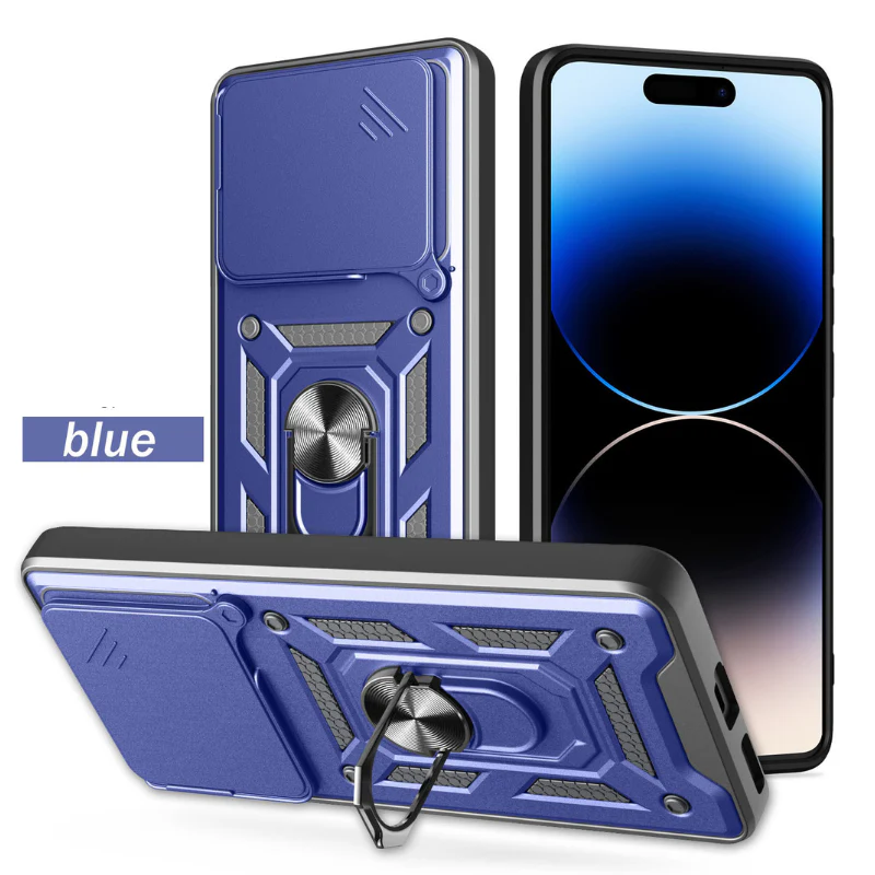 [Built-in Metal Kickstand][With Lens Cover] Nothing Phone (2a) Full-Cover Shockproof Protective Case - Image 7