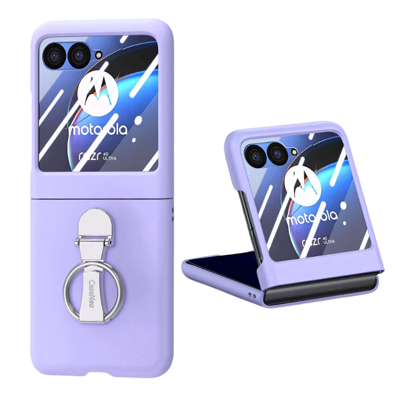 [Built-in Ring Bracket] Motorola Moto Razr 60/Ultra Liquid Silicone Full Coverage Shockproof Essentials Series Case
