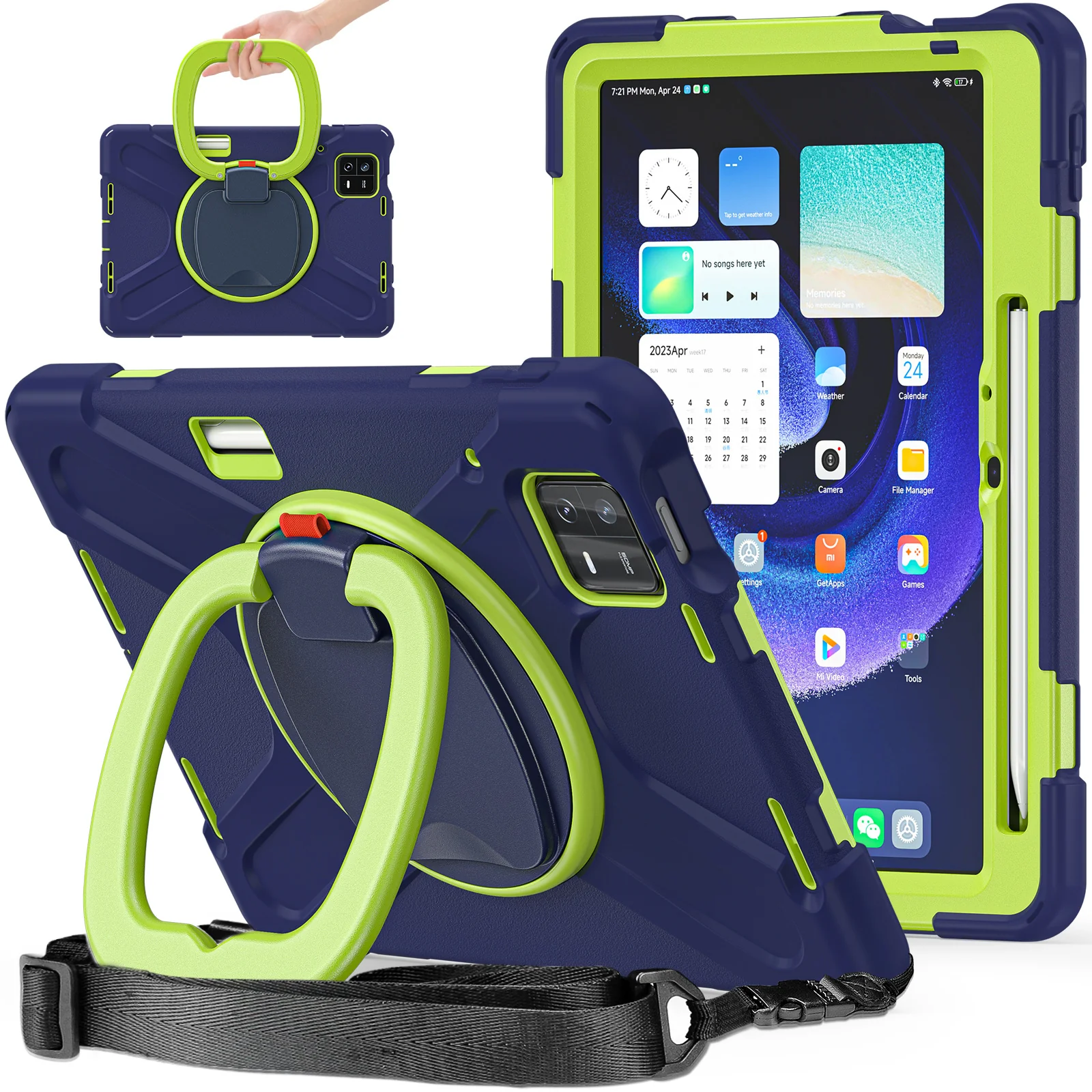 [Built-in Ring Bracket] Xiaomi Mi Pad 6/Pro 11’’ (2023) EVA Kid Friendly Heavy Duty Ring Holder Stand Case - Image 13