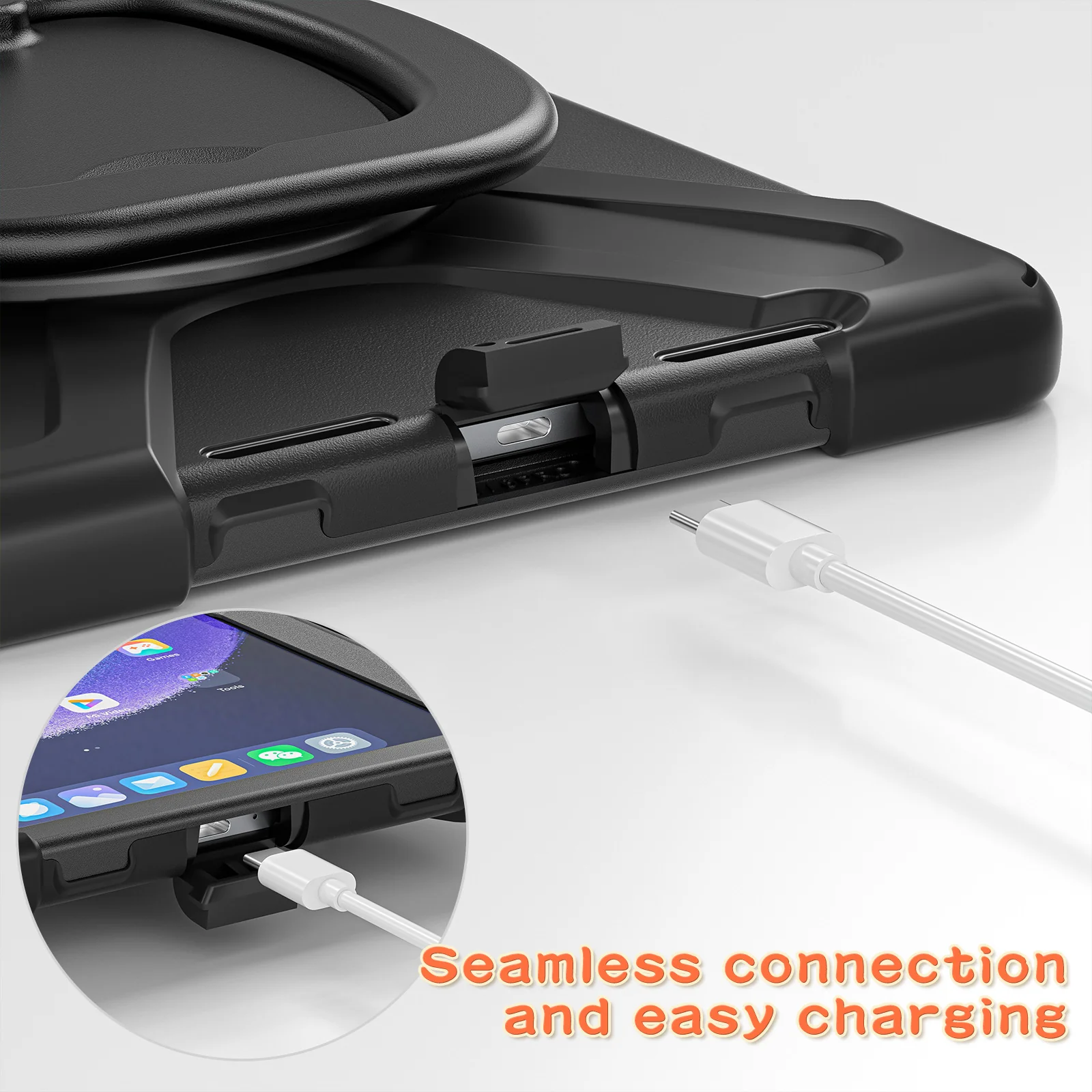 [Built-in Ring Bracket] Xiaomi Mi Pad 6/Pro 11’’ (2023) EVA Kid Friendly Heavy Duty Ring Holder Stand Case - Image 3