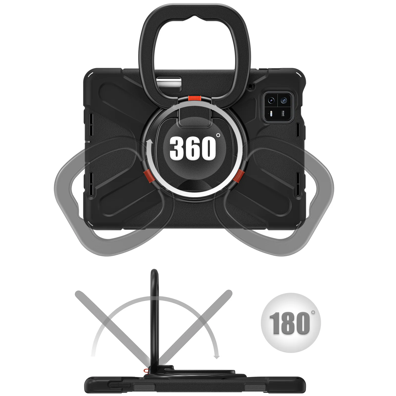 [Built-in Ring Bracket] Xiaomi Mi Pad 6/Pro 11’’ (2023) EVA Kid Friendly Heavy Duty Ring Holder Stand Case - Image 8