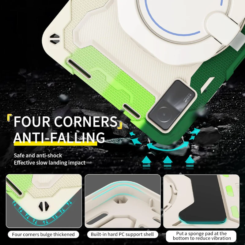 [Built-in Ring Holder] Xiaomi Mi Pad 5/Pro 11’’ 2021 360 Degree Rotation  EVA Kid Friendly Heavy Duty Series Case - Image 3