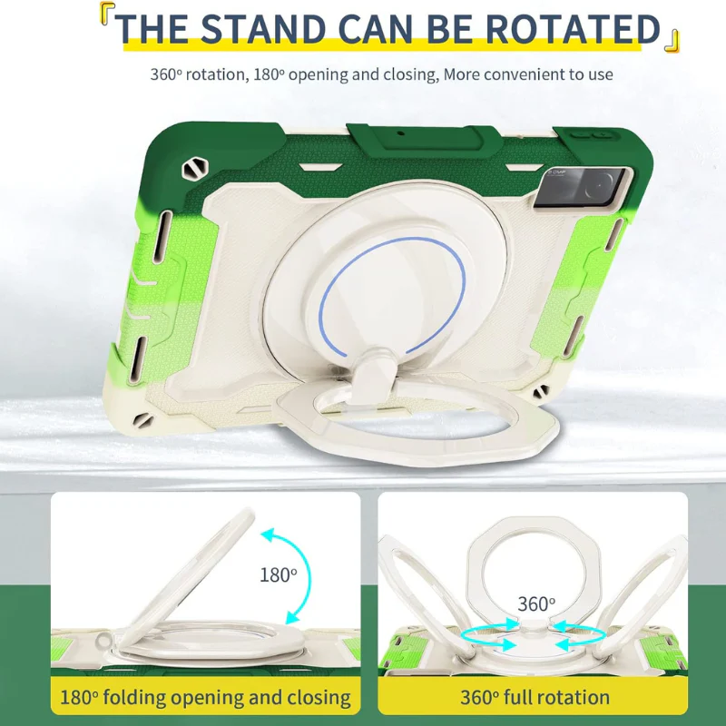 [Built-in Ring Holder] Xiaomi Mi Pad 5/Pro 11’’ 2021 360 Degree Rotation  EVA Kid Friendly Heavy Duty Series Case - Image 6