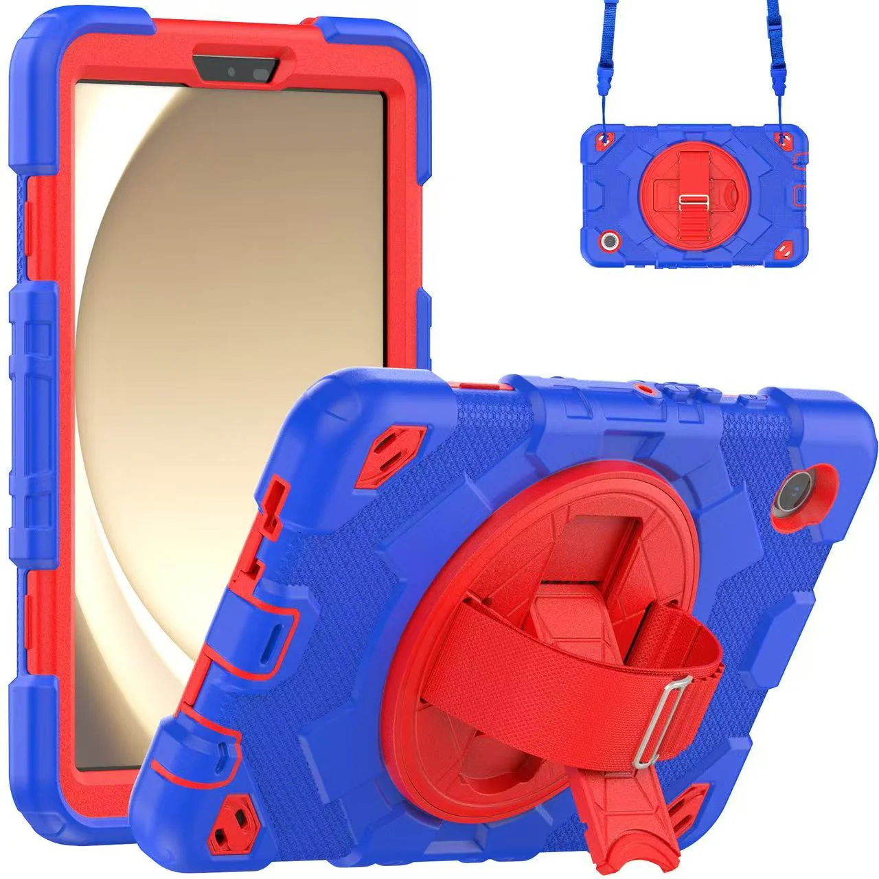[Built-in Rotating Stand] Samsung Galaxy Tab A9 Plus 11’’ 2023 Silicone Full-cover Children's Drop-resistant Case - Image 14