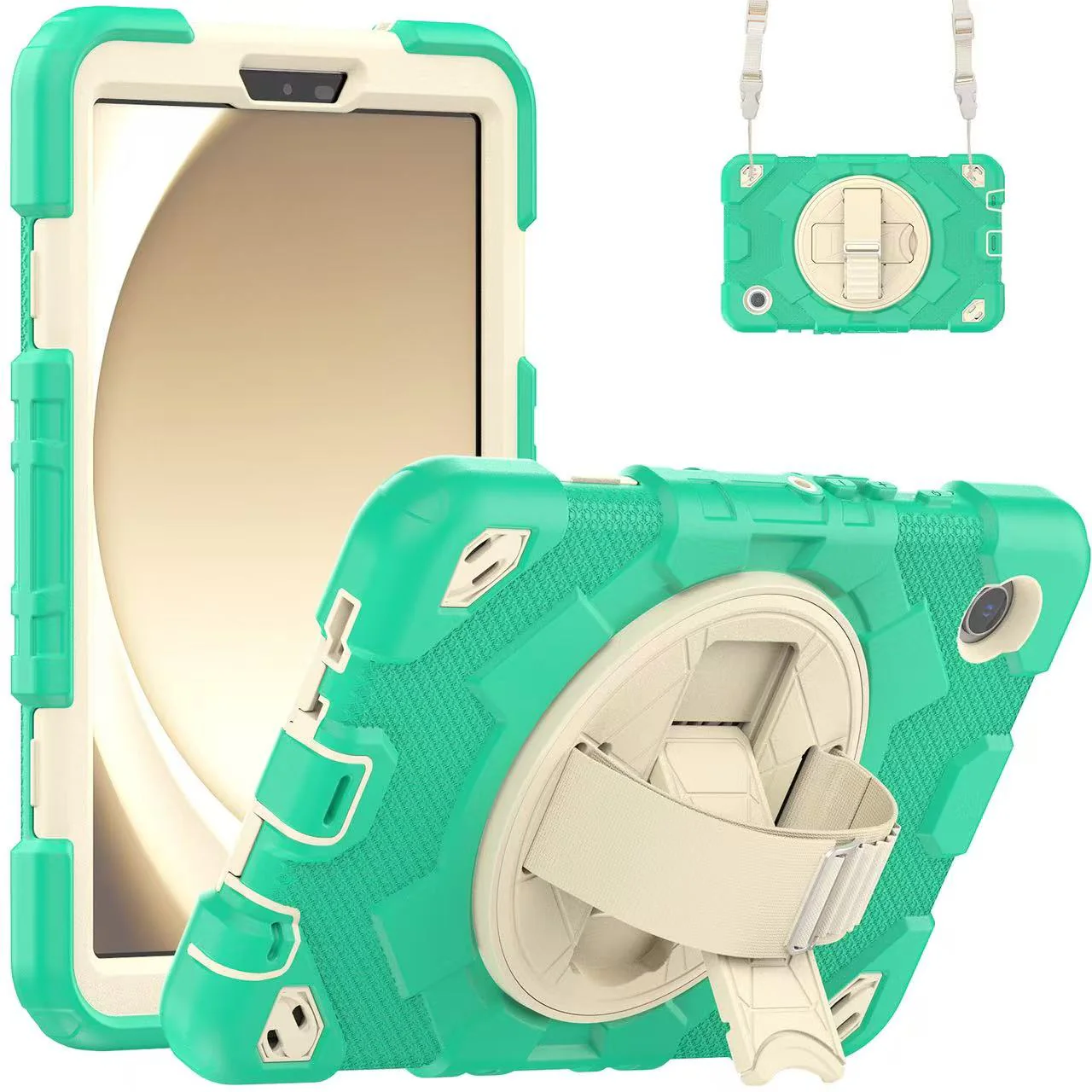 [Built-in Rotating Stand] Samsung Galaxy Tab A9 Plus 11’’ 2023 Silicone Full-cover Children's Drop-resistant Case - Image 13