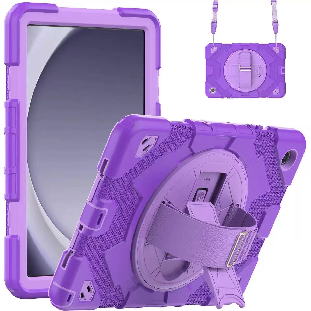 [Built-in Rotating Stand] Samsung Galaxy Tab A9 Plus 11’’ 2023 Silicone Full-cover Children's Drop-resistant Case - Image 16