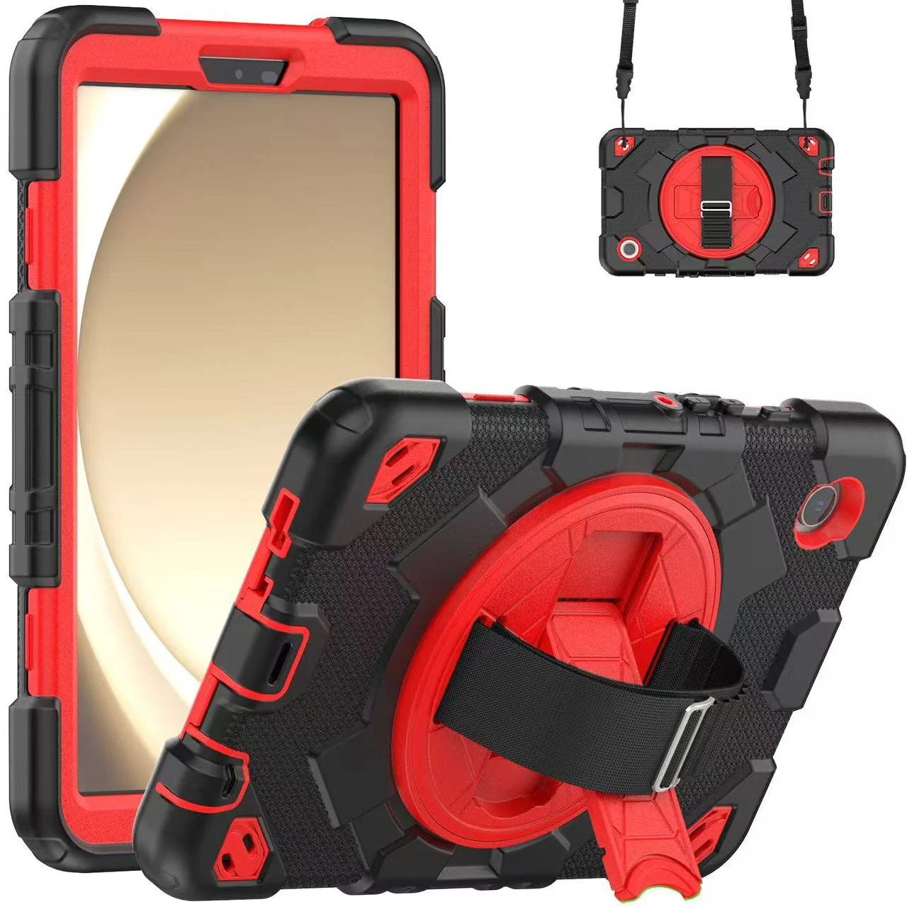 [Built-in Rotating Stand] Samsung Galaxy Tab A9 Plus 11’’ 2023 Silicone Full-cover Children's Drop-resistant Case - Image 9