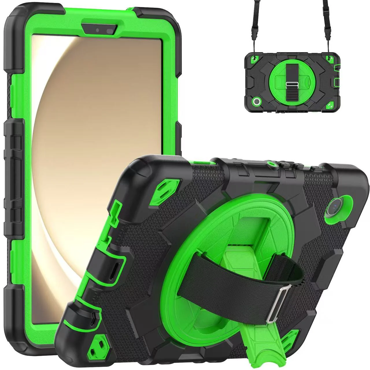 [Built-in Rotating Stand] Samsung Galaxy Tab A9 Plus 11’’ 2023 Silicone Full-cover Children's Drop-resistant Case - Image 10