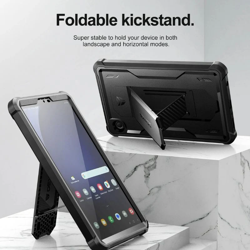 [Built in Screen Protector & Kickstand] Samsung Galaxy Tab A9 Plus 11’’ 2023 (X210/X215/X216B) - Full Cover Soft Edge Heavy Duty Shockproof Case - Image 6