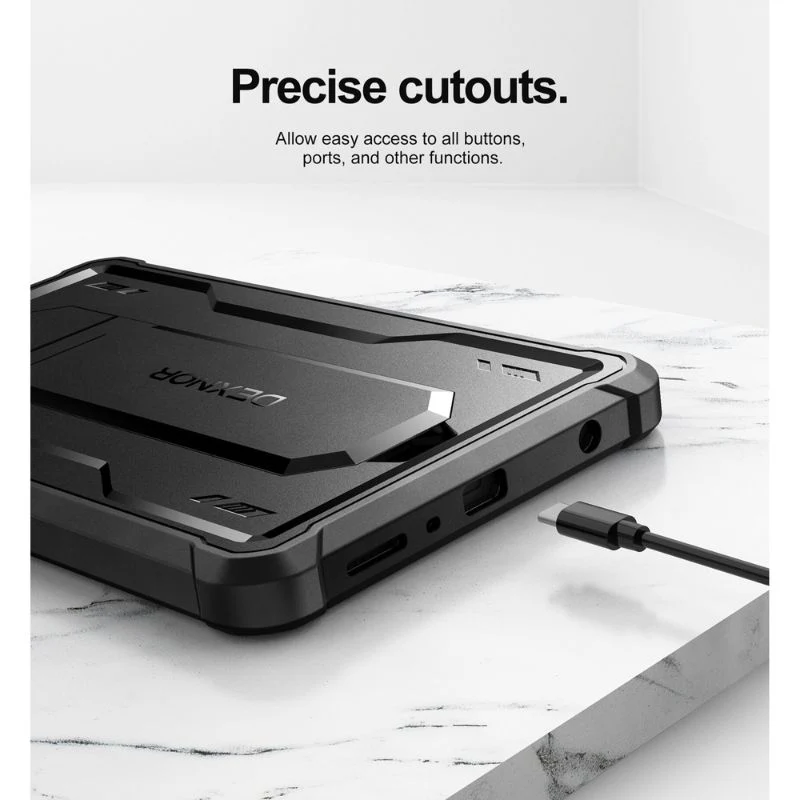 [Built in Screen Protector & Kickstand] Samsung Galaxy Tab A9 Plus 11’’ 2023 (X210/X215/X216B) - Full Cover Soft Edge Heavy Duty Shockproof Case - Image 8