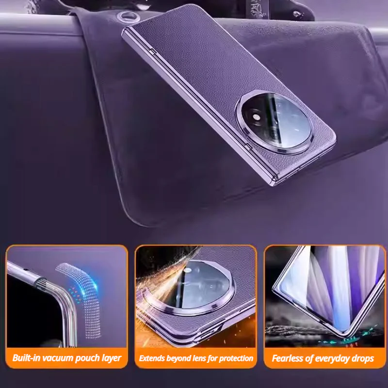 [Built-in Screen Protector] OPPO Find N6 Full-Cover Shockproof Foldable Case with Stand - Image 11