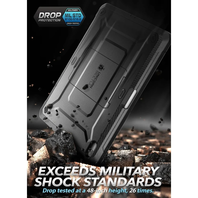 [Built-in Screen Protector & Stand][Pencil Holder] Apple iPad Air 13-inch M2/M3/M4 (2024/2025/2026) SUPCASE Full-Body Cover Heavy Duty Rugged Protective Series Case - Image 3
