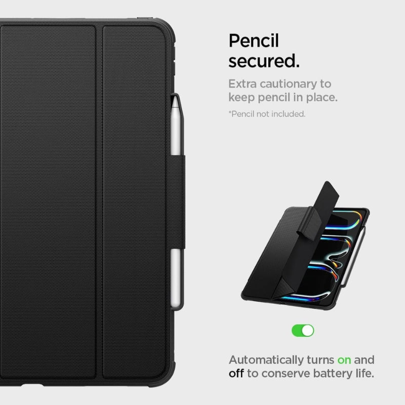 [Built-in Stand] Apple iPad 10.9/11'' 10/11th Gen (2022/2025) Spigen Rugged Armor TPU Air Cushion Cover Shockproof Mechanics Series Case - Image 4