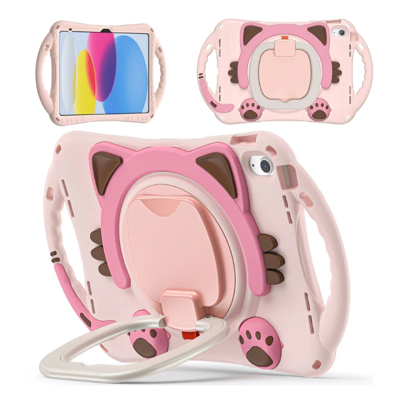 [Built-in Stand] Apple iPad Mini 1/2/3/4/5 EVA Kid Friendly Cat Style Heavy Duty Case - Image 8