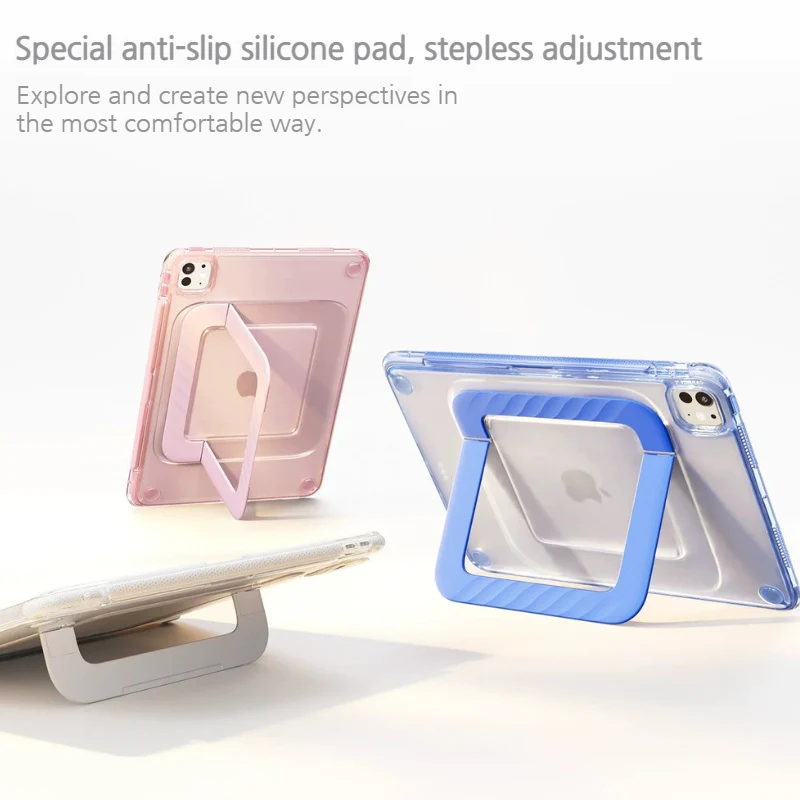 [Built-in Stand] Apple iPad Mini 6/7 8.3'' 6/7th Gen (2021/2024) TORRAS Acrylic Airbag Full-Body Shockproof Case - Image 2