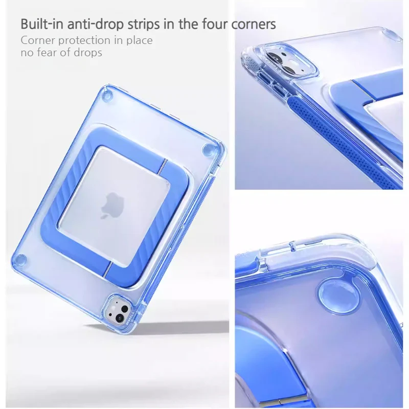 [Built-in Stand] Apple iPad Mini 6/7 8.3'' 6/7th Gen (2021/2024) TORRAS Acrylic Airbag Full-Body Shockproof Case - Image 4
