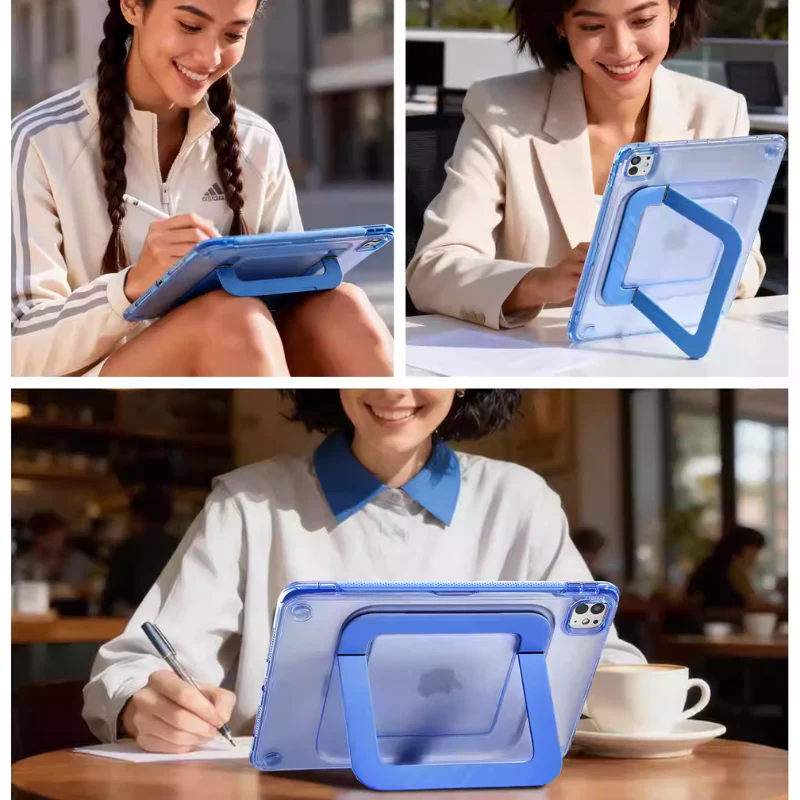 [Built-in Stand] Apple iPad Mini 6/7 8.3'' 6/7th Gen (2021/2024) TORRAS Acrylic Airbag Full-Body Shockproof Case - Image 6