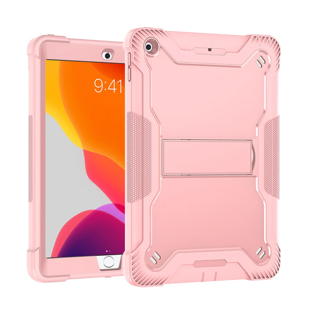 [Built-in Stand] Apple iPad Air 4/Air 5 10.9" & Air 11-inch M2/M3/M4 Triple-proof Silicone Shockproof Protective Case - Image 3