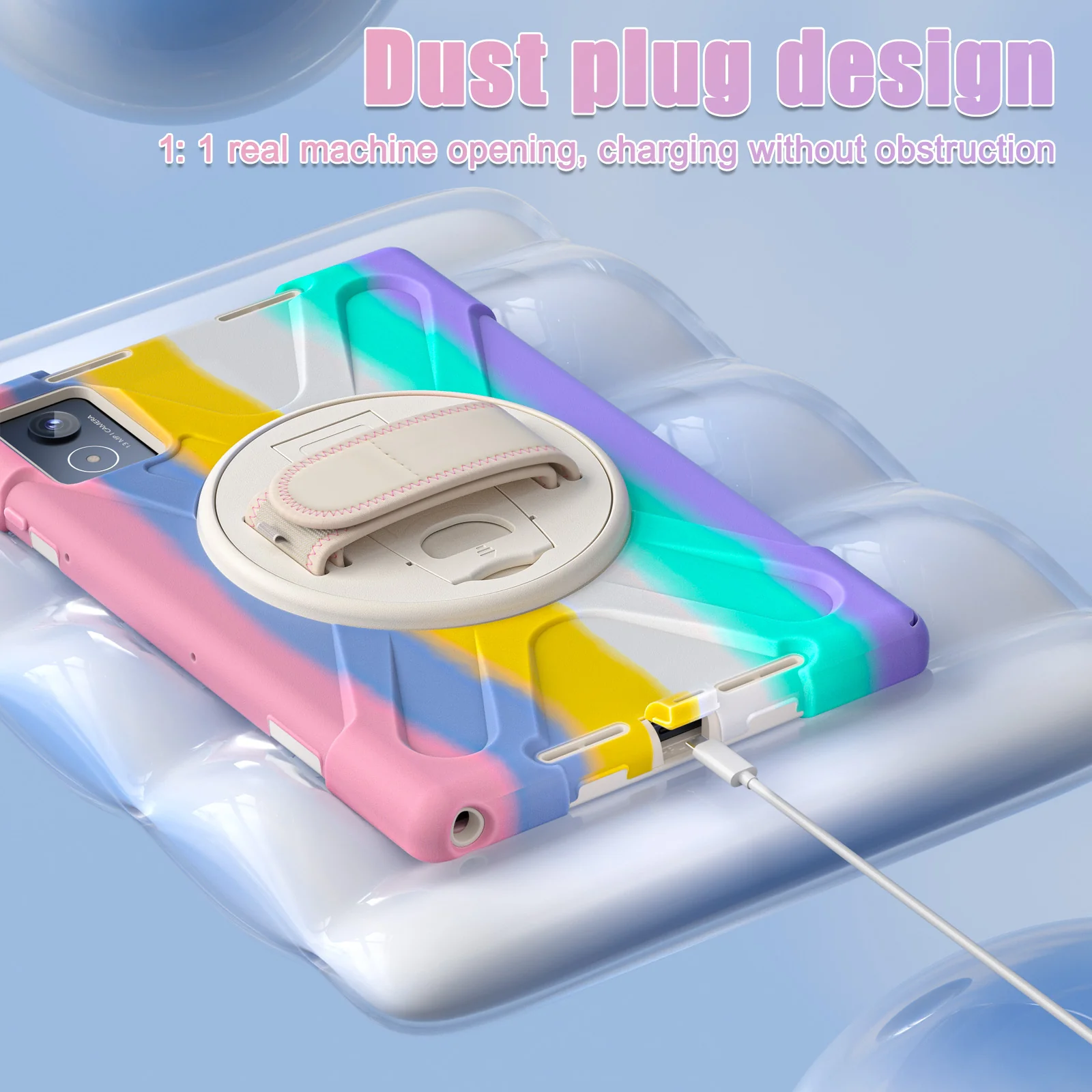 [Built-in Stand] Lenovo Tab K11 Plus 11.45" 2024 (TB352FU/XU) - Kid Shockproof Heavy Duty Series Case With Shoulder Strap - Image 15