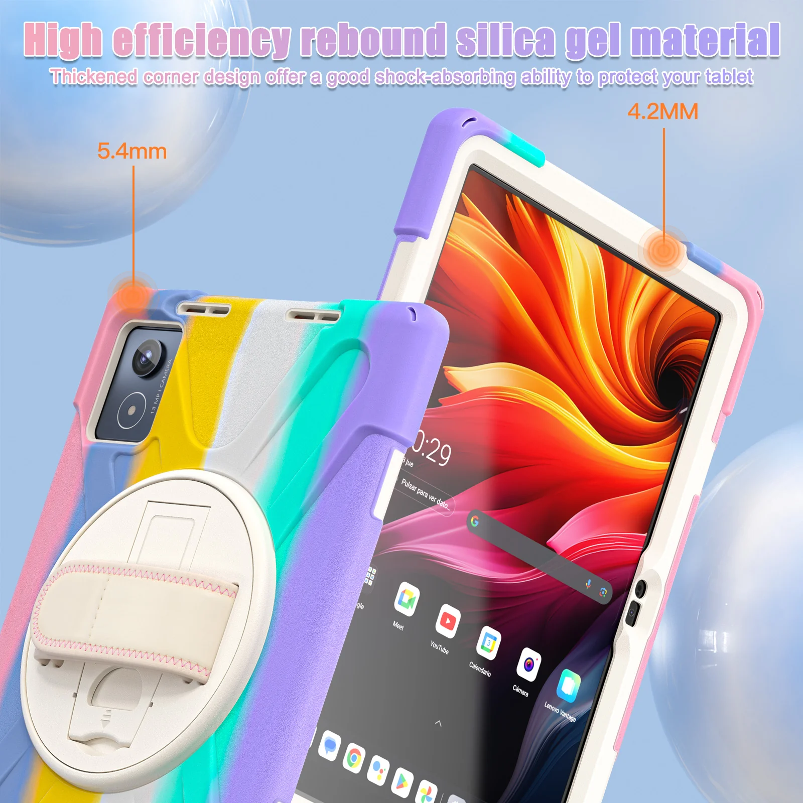 [Built-in Stand] Lenovo Tab K11 Plus 11.45" 2024 (TB352FU/XU) - Kid Shockproof Heavy Duty Series Case With Shoulder Strap - Image 16