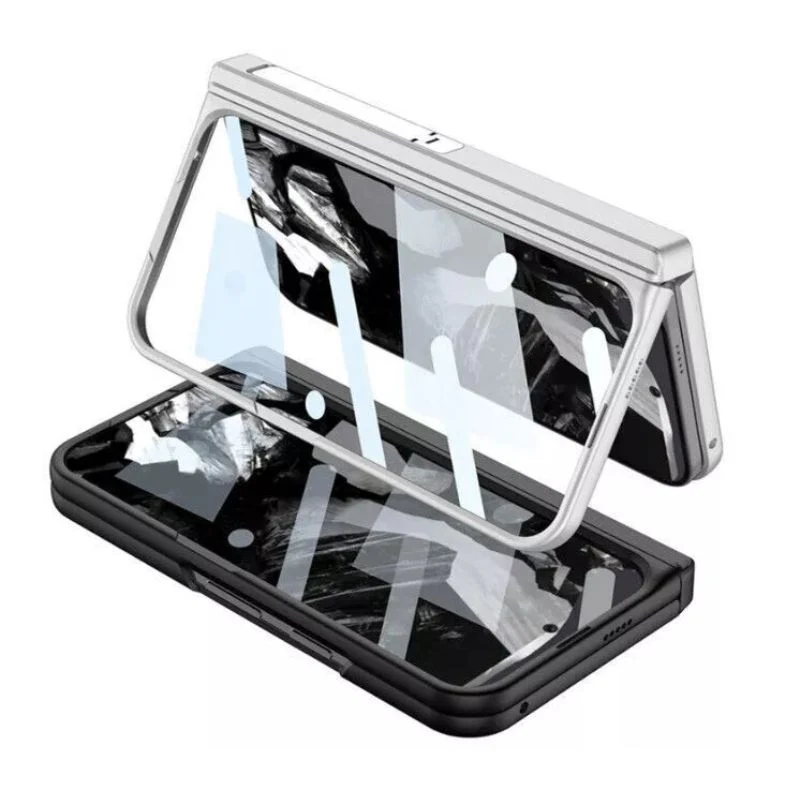 [Built-in Stand][Magsafe Compatible] Google Pixel 9 Pro Fold - Magnetic Foldable Magnetic Matte Hinged Stand Series Case - Image 5