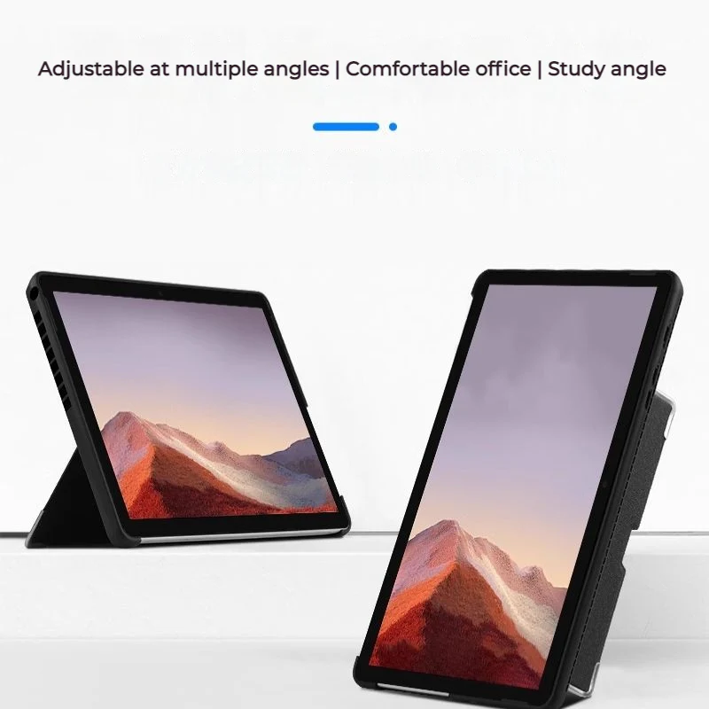 [Built-in Stand] Microsoft Surface Pro 7 (1866) - Full Body Shockproof Metal Rotating Rotatable Stand Case - Image 3