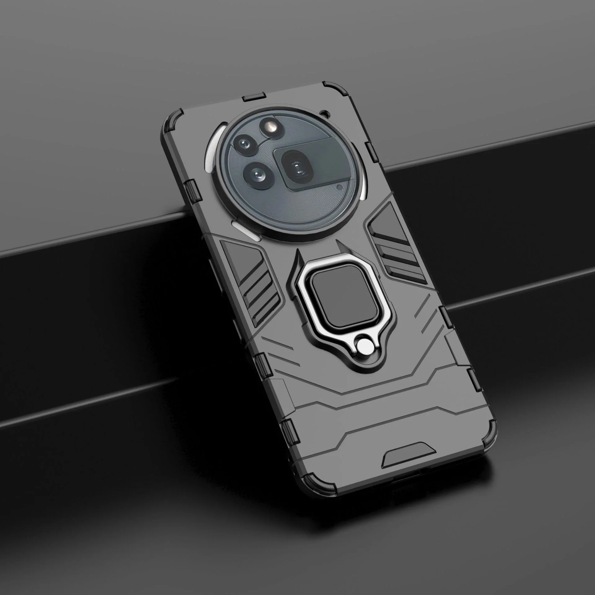 [Built-in Stand] Nothing Phone (3a)/Pro - Shockproof Military Grade Armor TPU Dual-Layer Full Body Case - Image 9