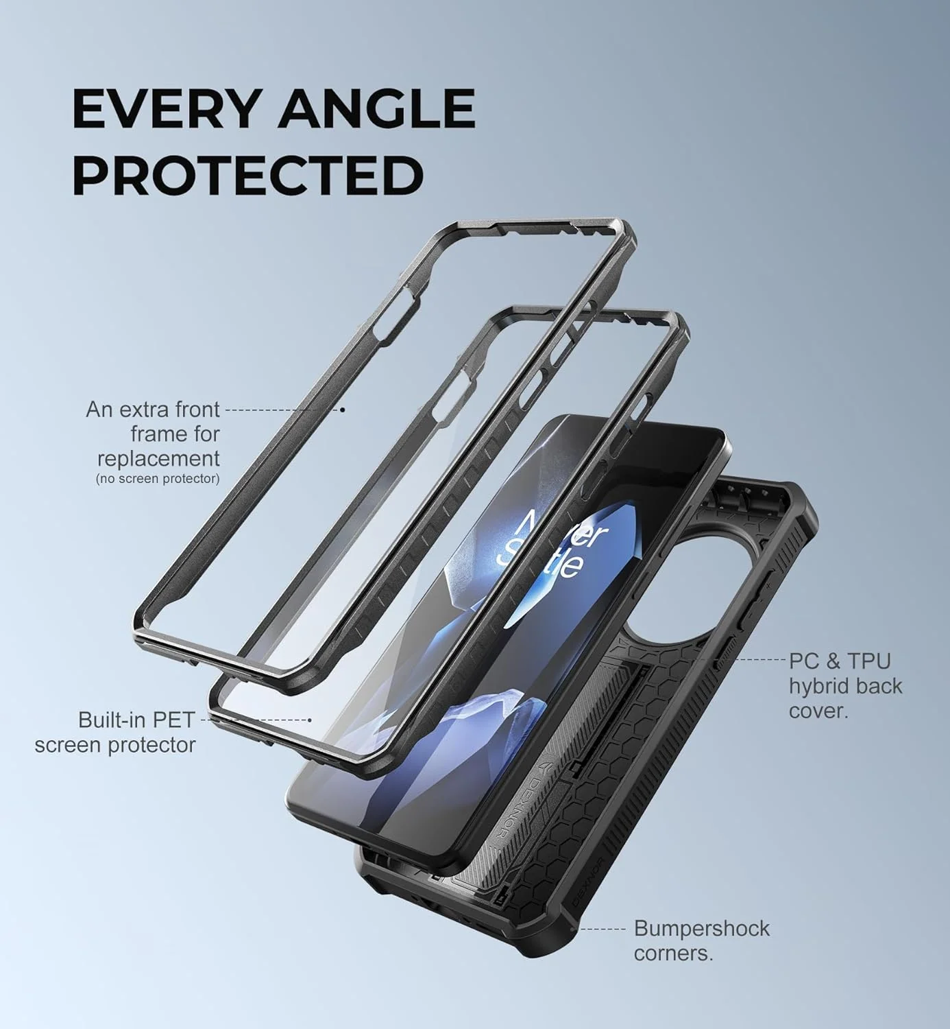[Built-in Stand] OnePlus 13 - Heavy Duty Defender Armor Drop Proof Stand Case - Image 4