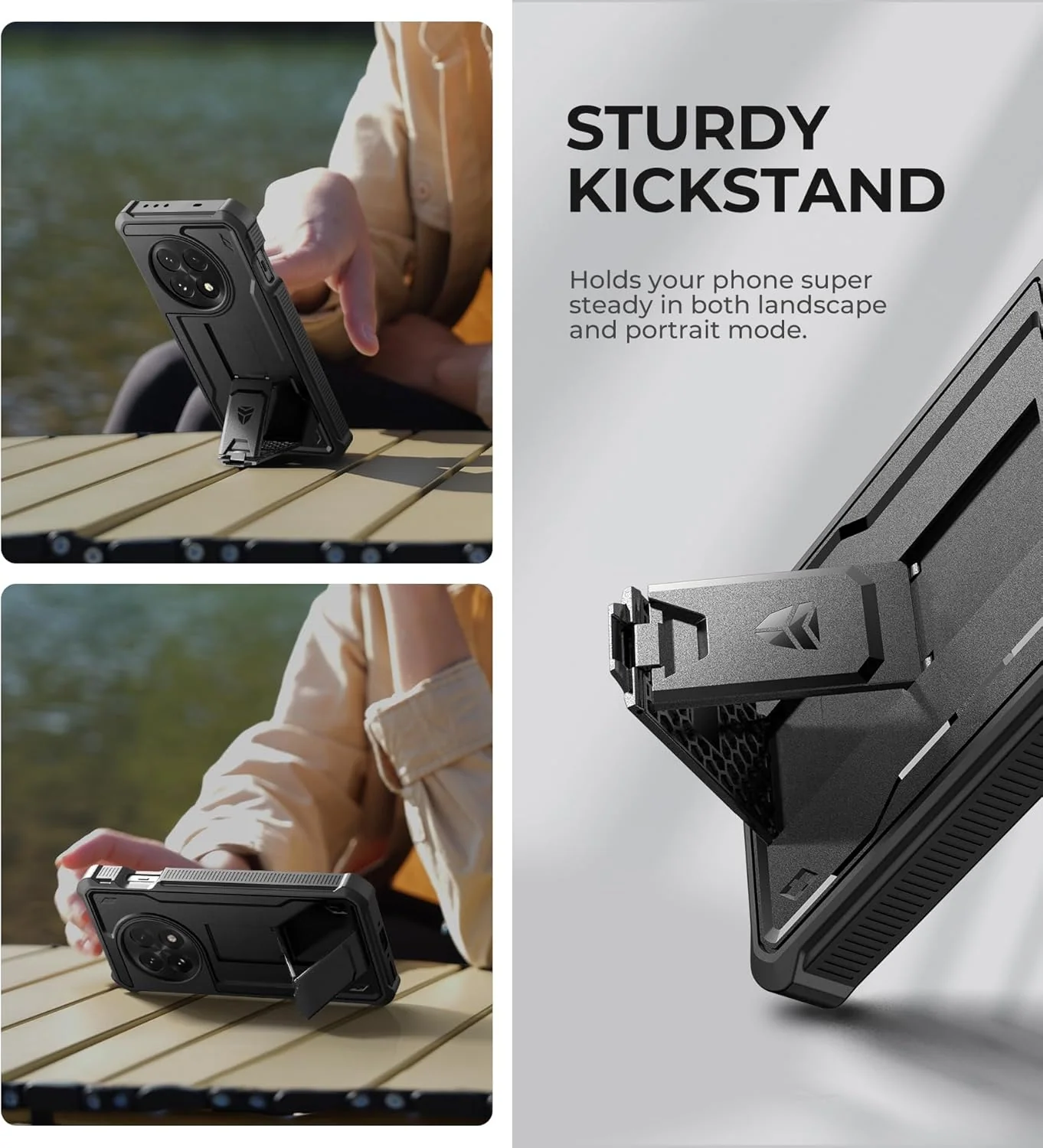 [Built-in Stand] OnePlus 13 - Heavy Duty Defender Armor Drop Proof Stand Case - Image 5