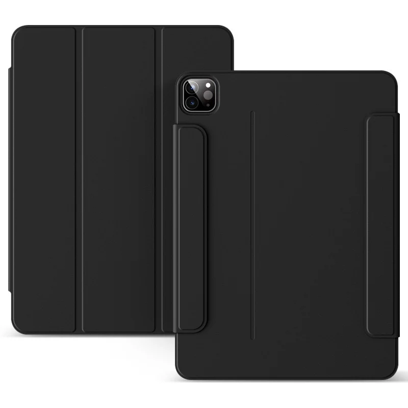[Built-in & Stand][Pencil Holder] Apple iPad Pro 11-inch 1st/2nd/3rd/4th Gen (2018/2020/2021/2022) Powerful Magnetic Attachment Slim Trifold Stand Supports Pencil(USB-C) Durable Protection Case - Image 8