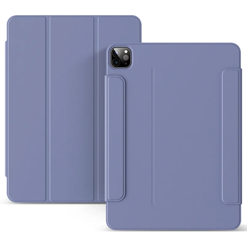 [Built-in & Stand][Pencil Holder] Apple iPad Pro 11-inch M4/M5 (2024/2025) Powerful Magnetic Attachment Slim Trifold Stand Supports Pencil(USB-C) Durable Protection Case - Image 14