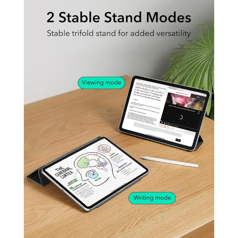 [Built-in & Stand][Pencil Holder] Apple iPad Pro 11-inch M4/M5 (2024/2025) Powerful Magnetic Attachment Slim Trifold Stand Supports Pencil(USB-C) Durable Protection Case - Image 7