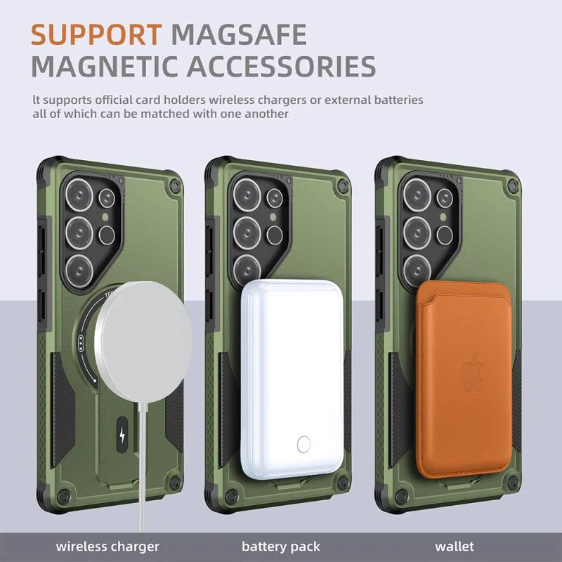 [Built-in Stand] Samsung Galaxy A37 - Military-Grade Shockproof Case - Image 3