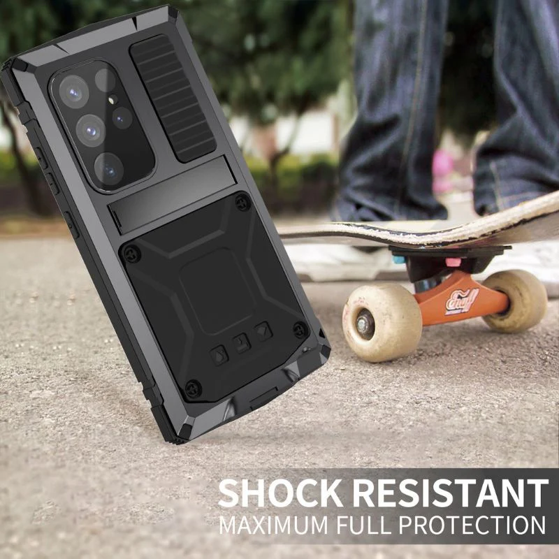[Built-in Stand] Samsung Galaxy S22 / Plus / Ultra - Full Cover Military Grade Rugged Heavy Duty Series Case - Image 10