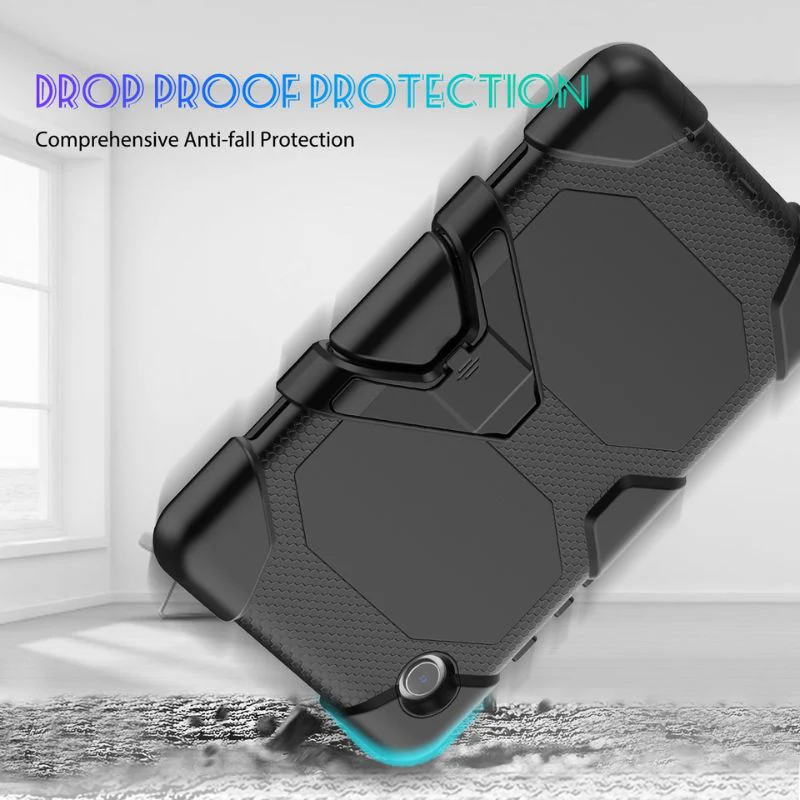 [Built-in Stand] Samsung Galaxy Tab A7 10.4" 2020 (T500/T505) - Multi Function Silicone PC Stand Shockproof Case - Image 12