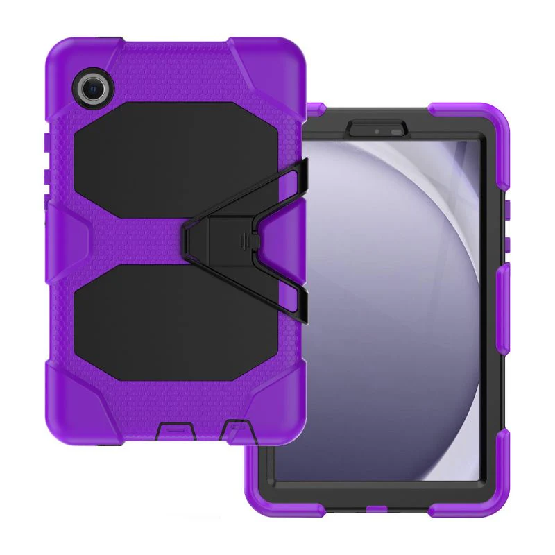 [Built-in Stand] Samsung Galaxy Tab A7 10.4" 2020 (T500/T505) - Multi Function Silicone PC Stand Shockproof Case - Image 3