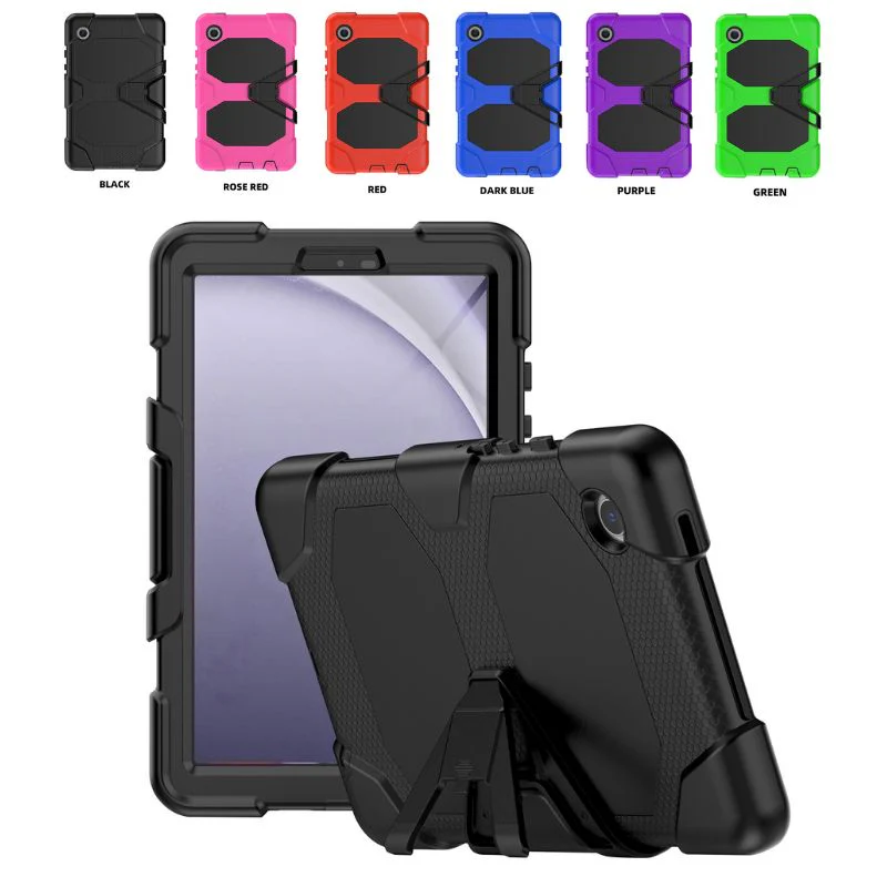 [Built-in Stand] Samsung Galaxy Tab A7 10.4" 2020 (T500/T505) - Multi Function Silicone PC Stand Shockproof Case - Image 7