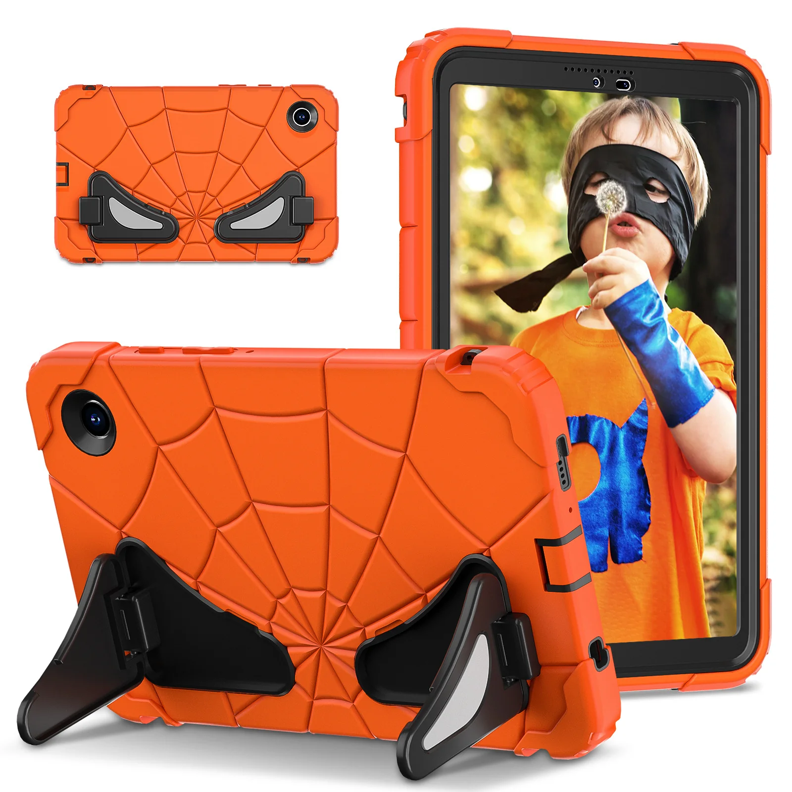 [Built-in Stand] Samsung Galaxy Tab A11 Plus 11“ (2025) Spiderman Cartoon Kids Full-cover Silicone Shockproof Case - Image 12
