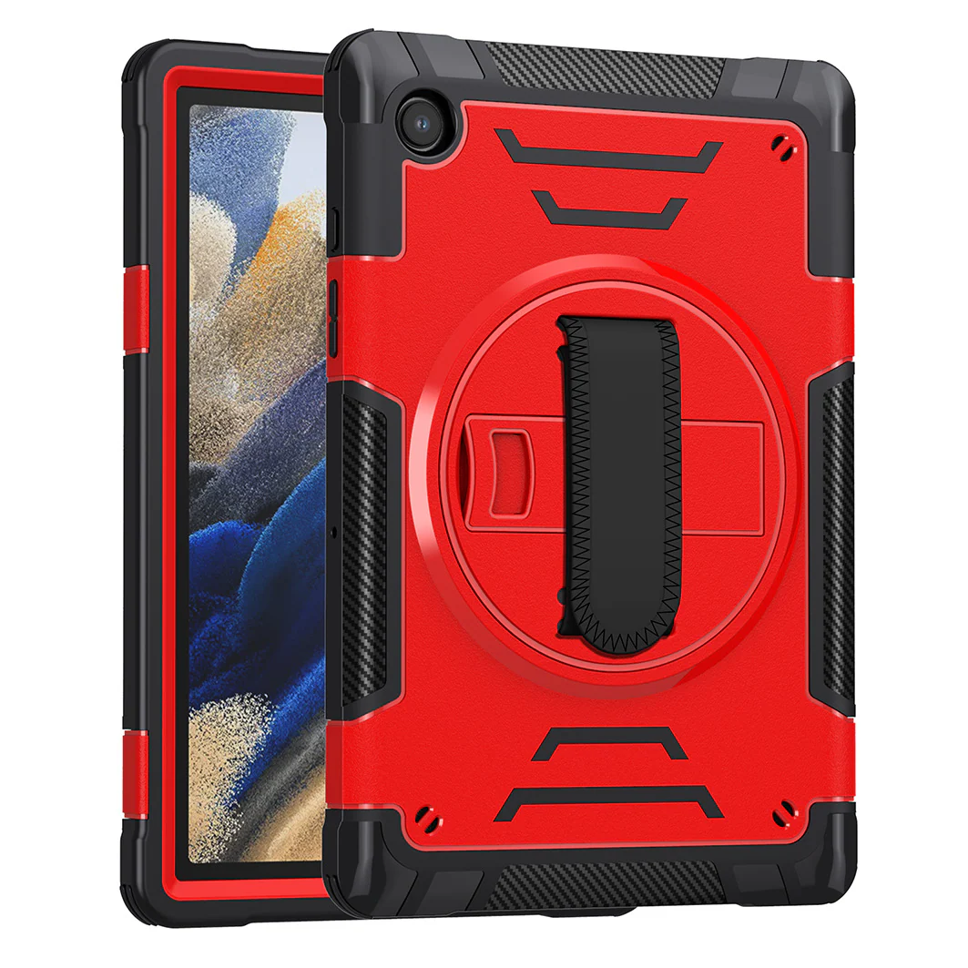 [Built-in Stand] Samsung Galaxy Tab A9 2023 8.7" (SM-X110) - 360 Degree Rotatable Multifunctional Protective Case With Hand & Shoulder Strap - Image 3