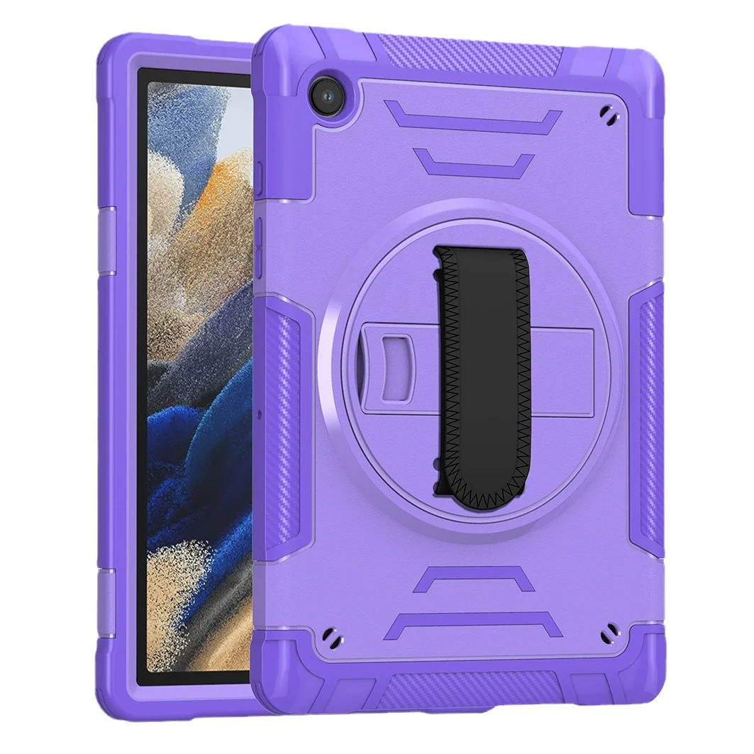 [Built-in Stand] Samsung Galaxy Tab A9 2023 8.7" (SM-X110) - 360 Degree Rotatable Multifunctional Protective Case With Hand & Shoulder Strap - Image 5